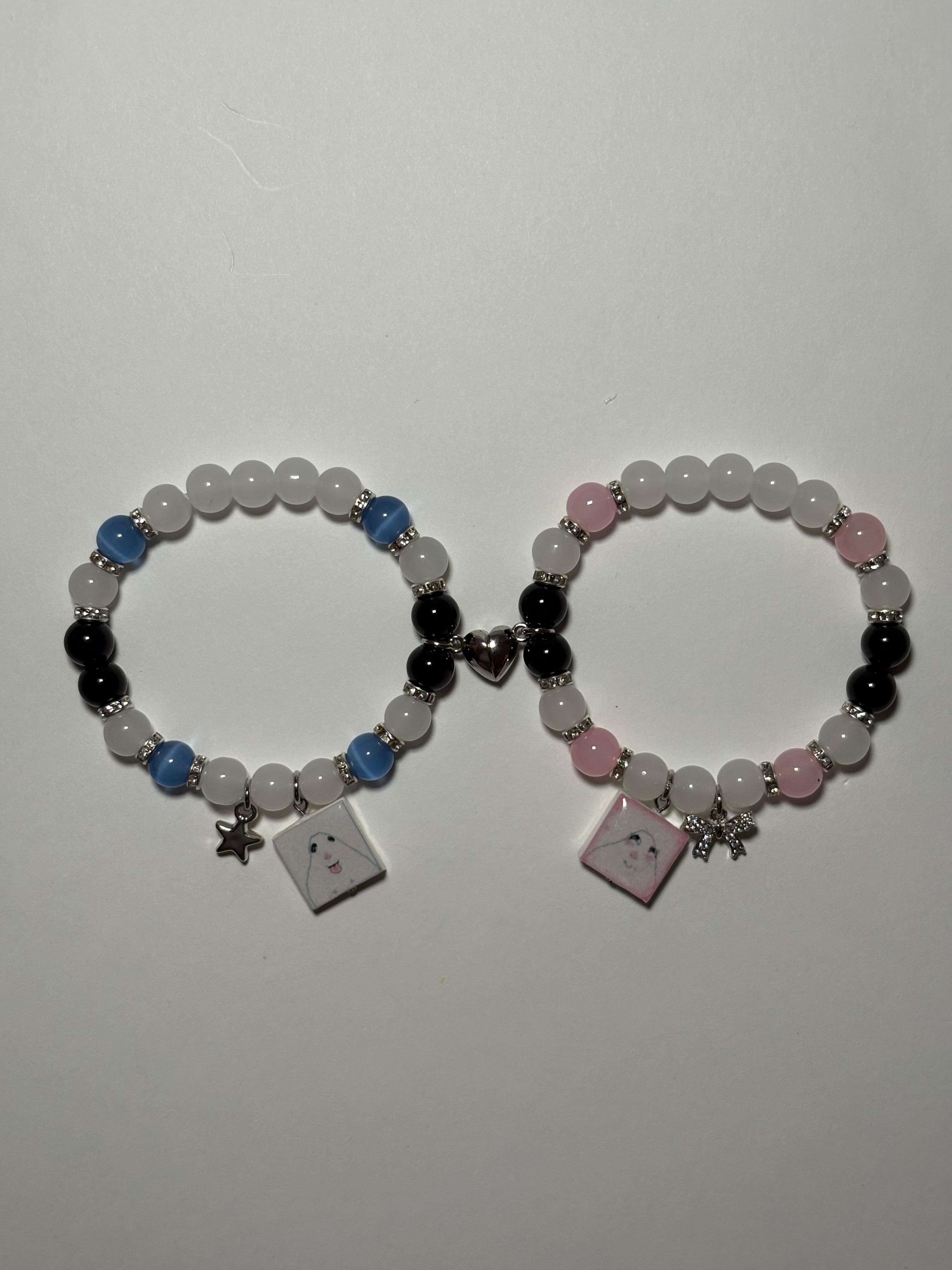 Hamster, matching bracelet set